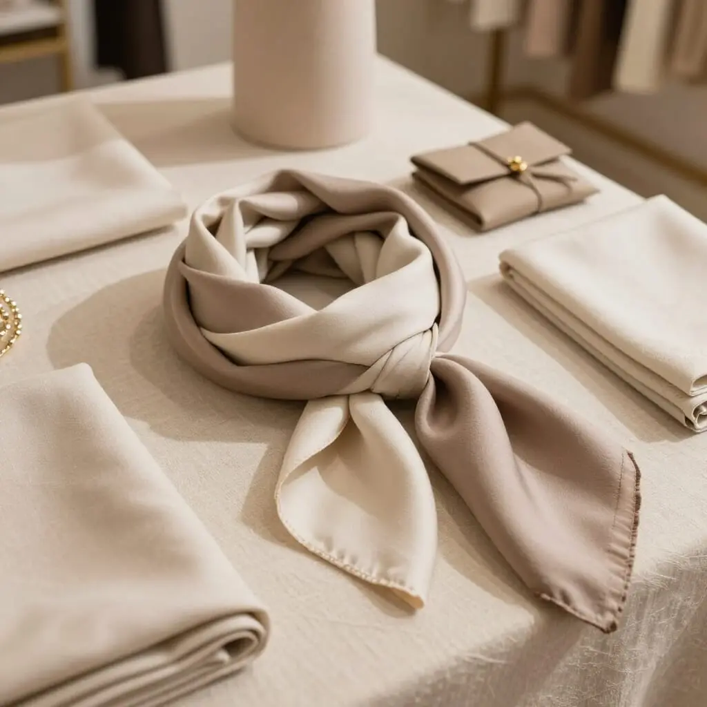 Accessoires faits main élégants dans un style couture artisanal